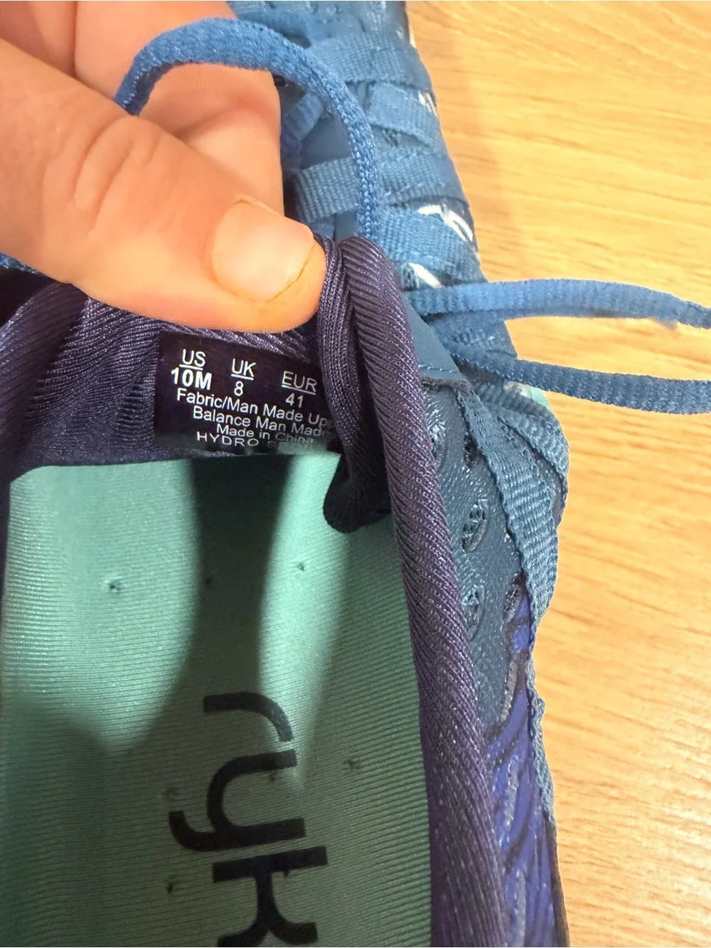 Ryka Teal Blue Athletic Walking Sneakers with Multi-Color Accents
